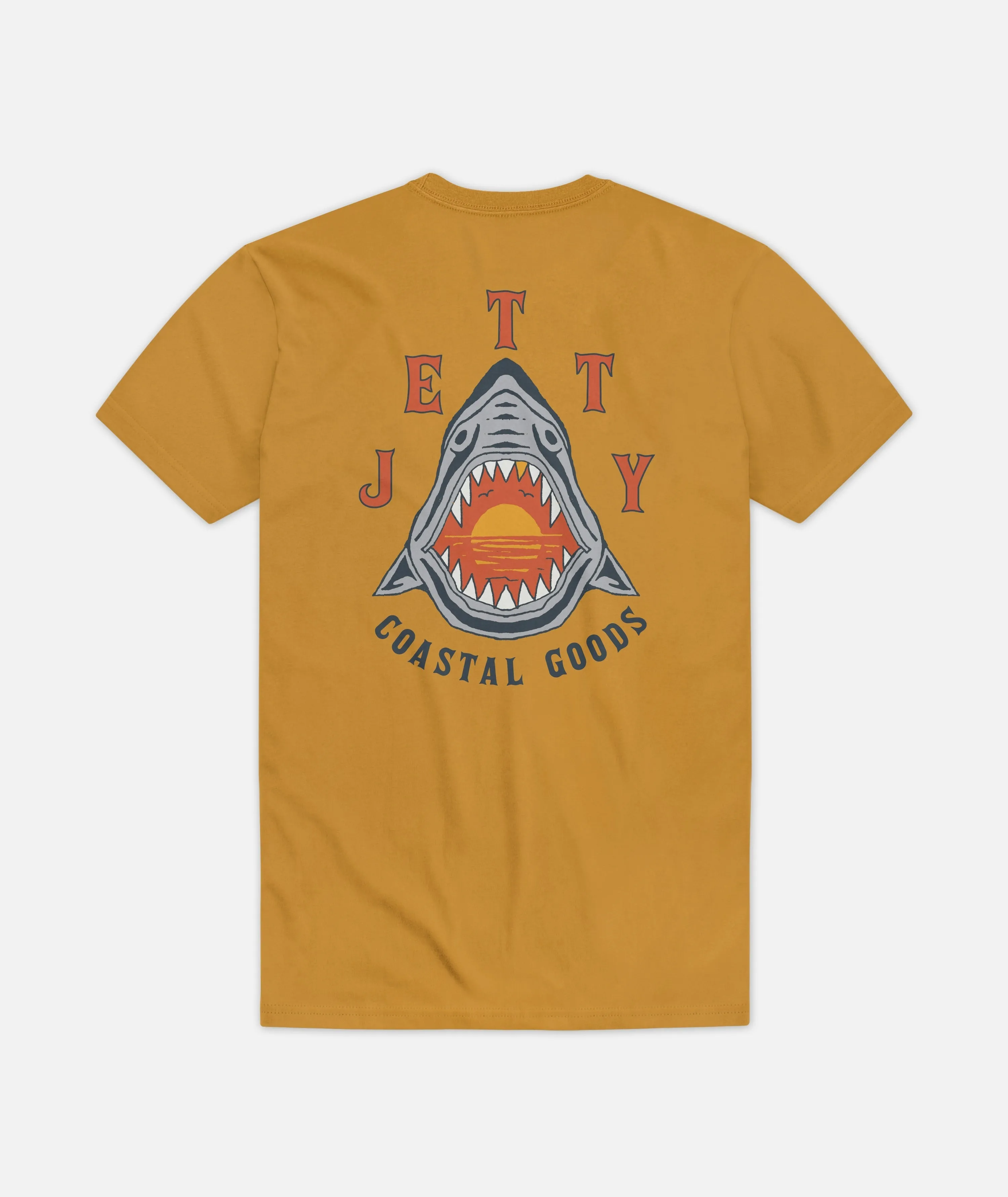 Mako Tee - Mustard sold by JETTY