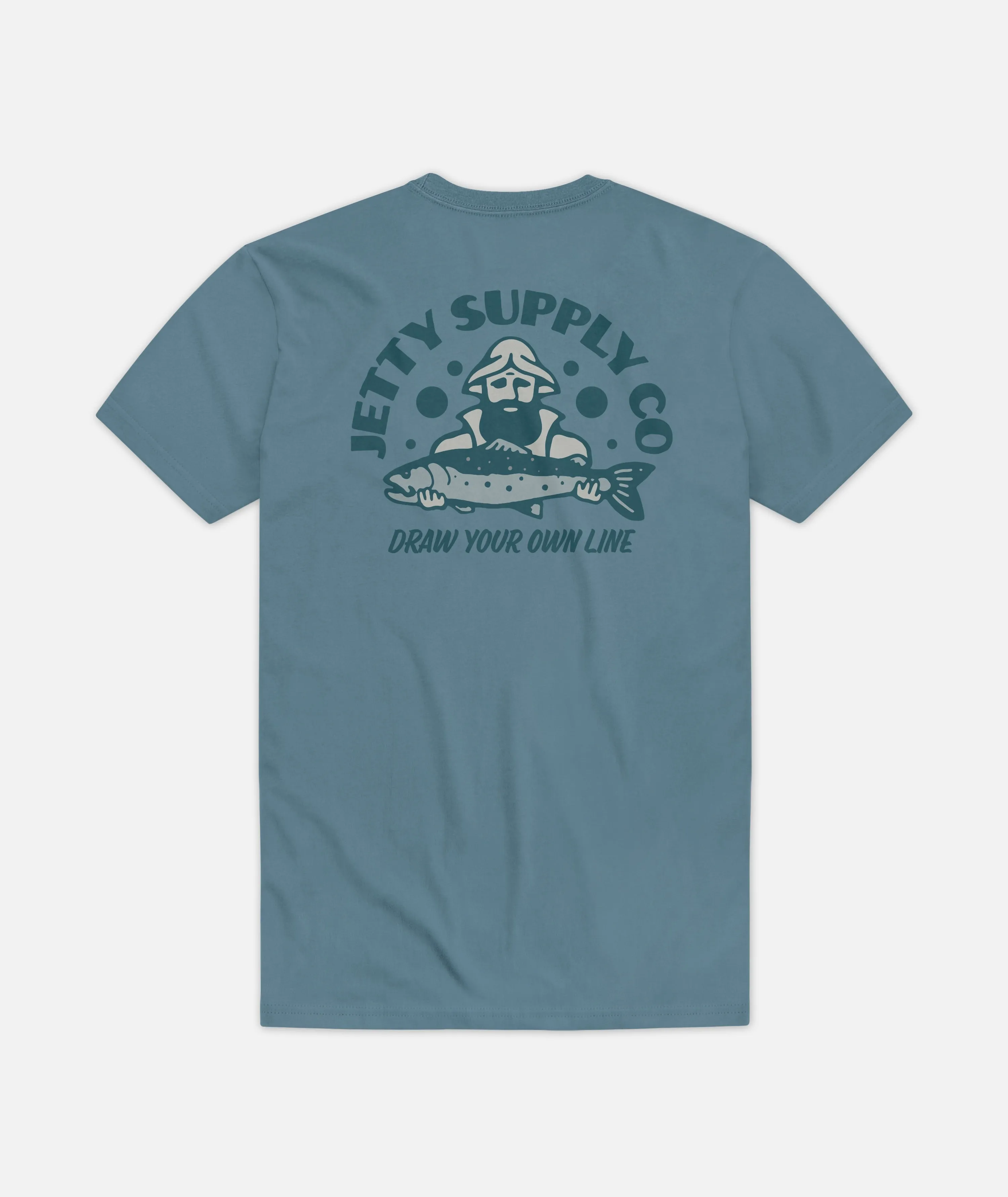 Catch Tee - Blue sold by JETTY