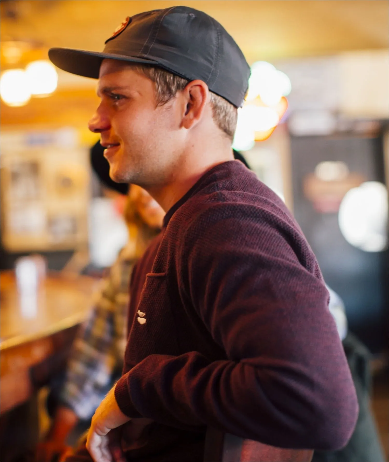 The Brine Sweater - Burgundy sold by JETTY product image thumbnail 2