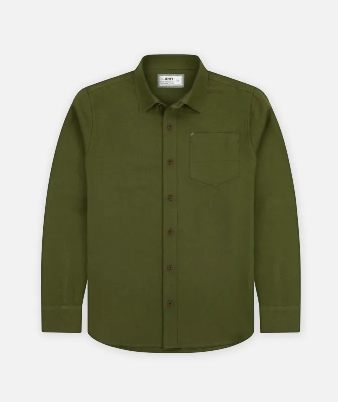 Essex Oystex Shirt - Olive made by JETTY
