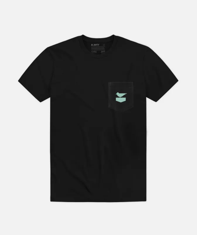 Pocket Otis Tee - Black sold by JETTY