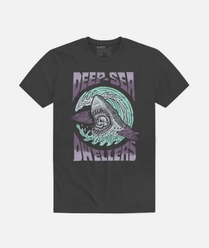 Dweller Tee - Black sold by JETTY
