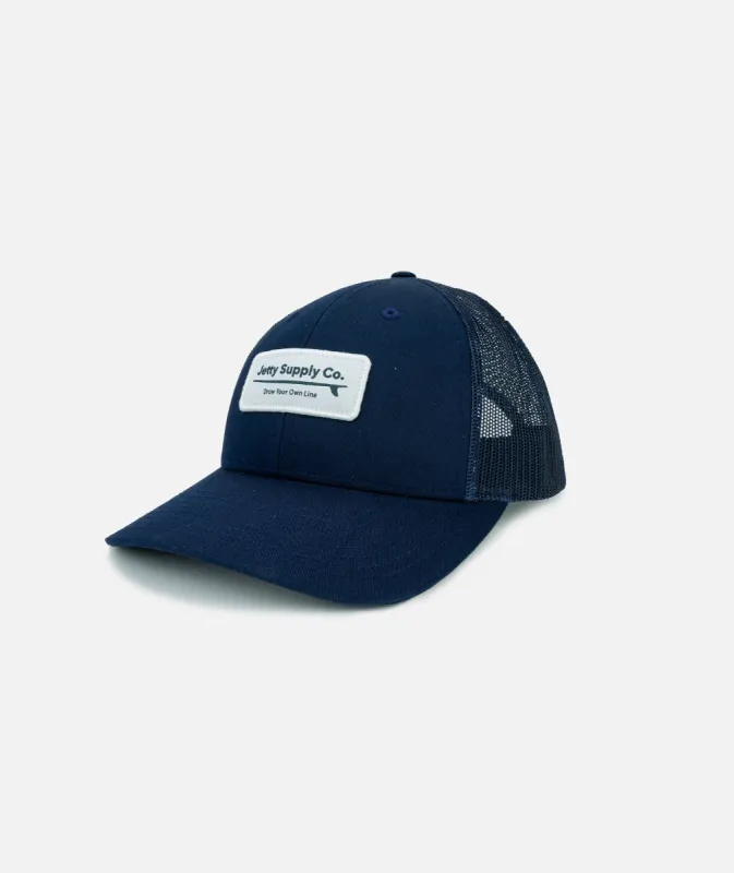 Loggin' Supply Hat - Navy sold by JETTY