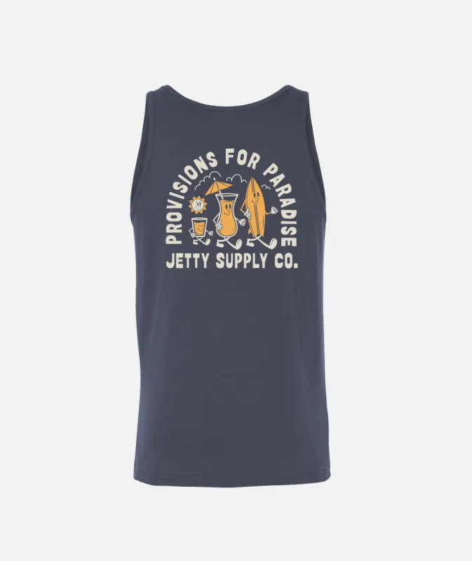 Paradise Pals Tank - Navy sold by JETTY