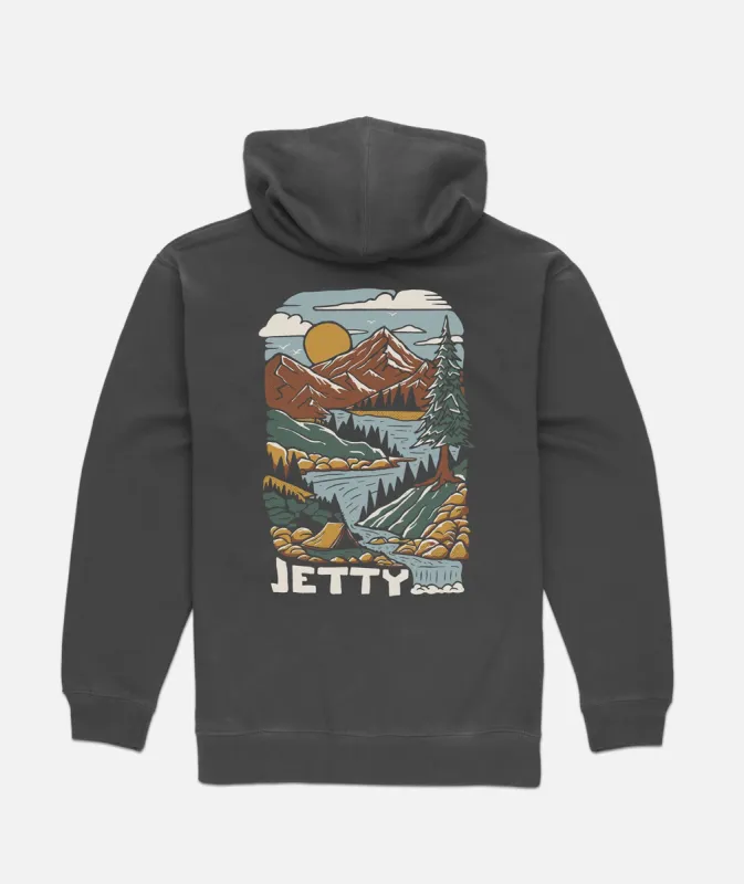 Creekside Hoodie - Charcoal sold by JETTY