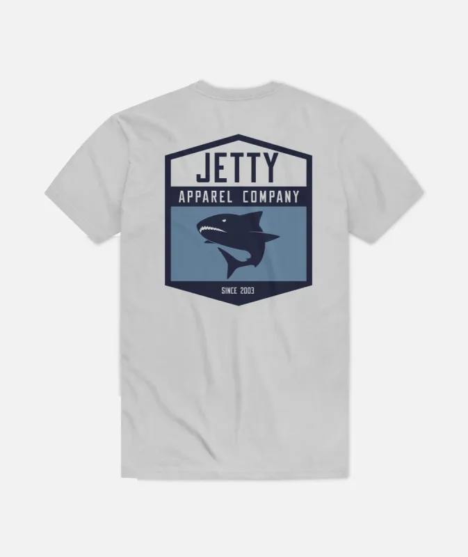 Squale Tee - Silver sold by JETTY