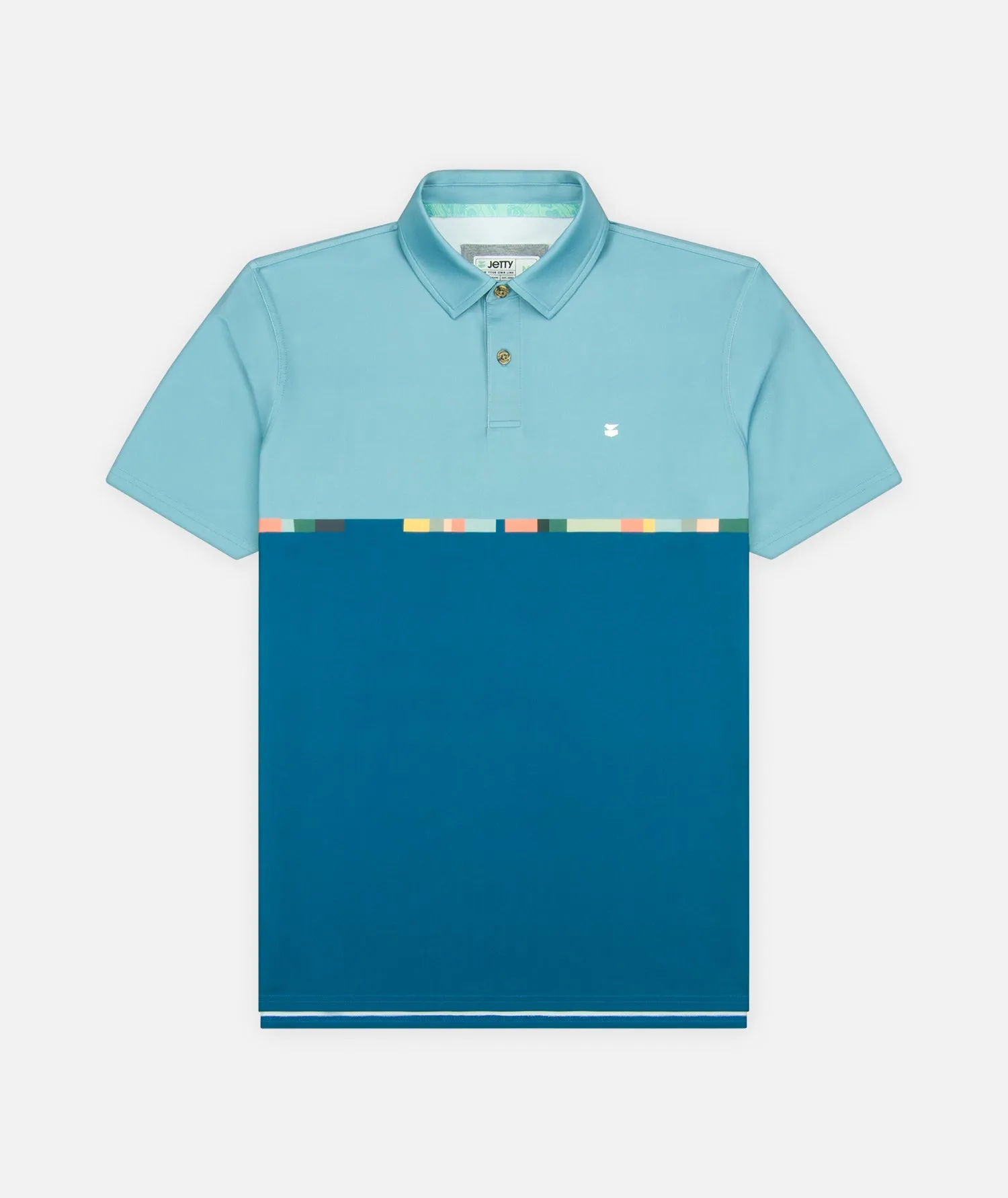 Bunker Golf Polo - Blue sold by JETTY