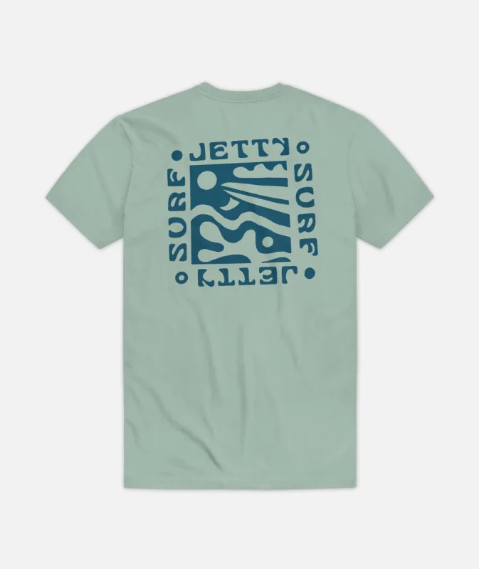 Hazy Tee - Mint sold by JETTY