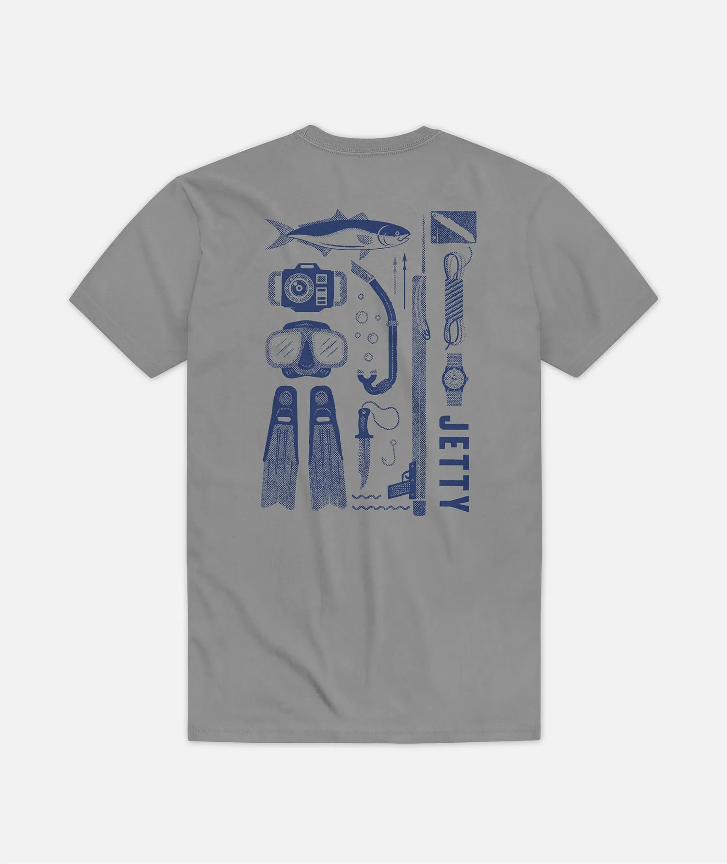 Divekit Tee - Grey sold by JETTY