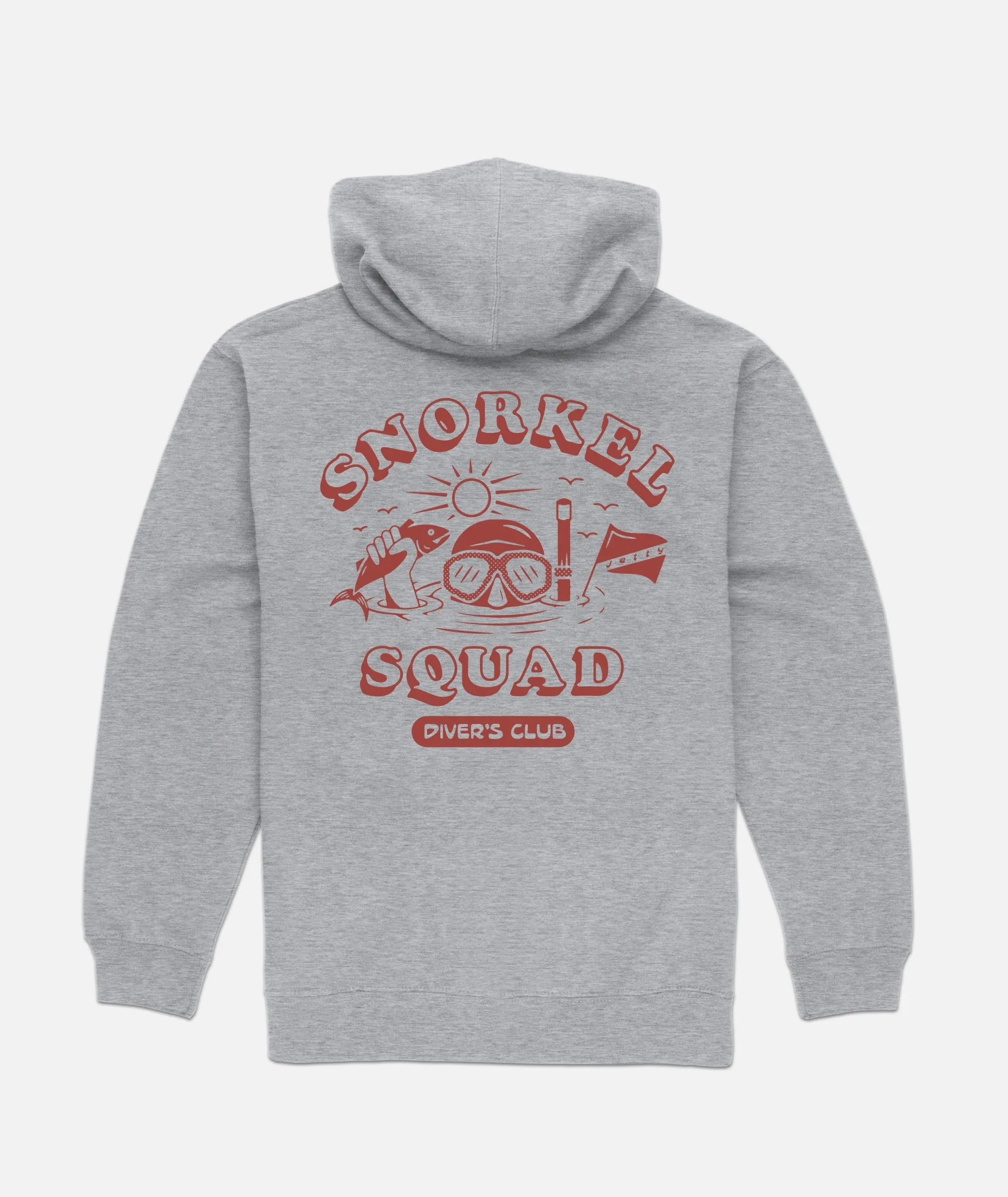 Grom Snorkel Squad Hoodie - Heather Grey sold by JETTY