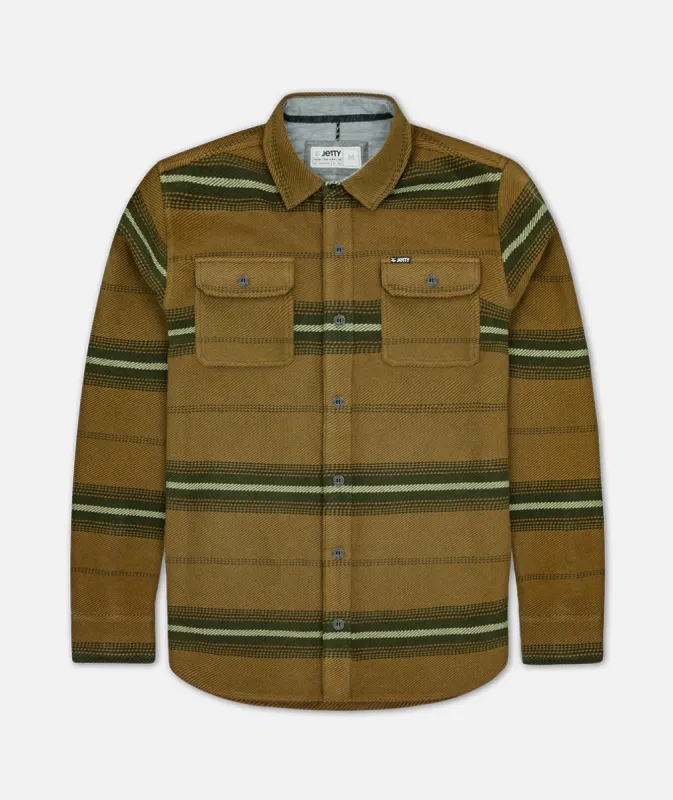 F22 Horizon Flannel - Olive sold by JETTY