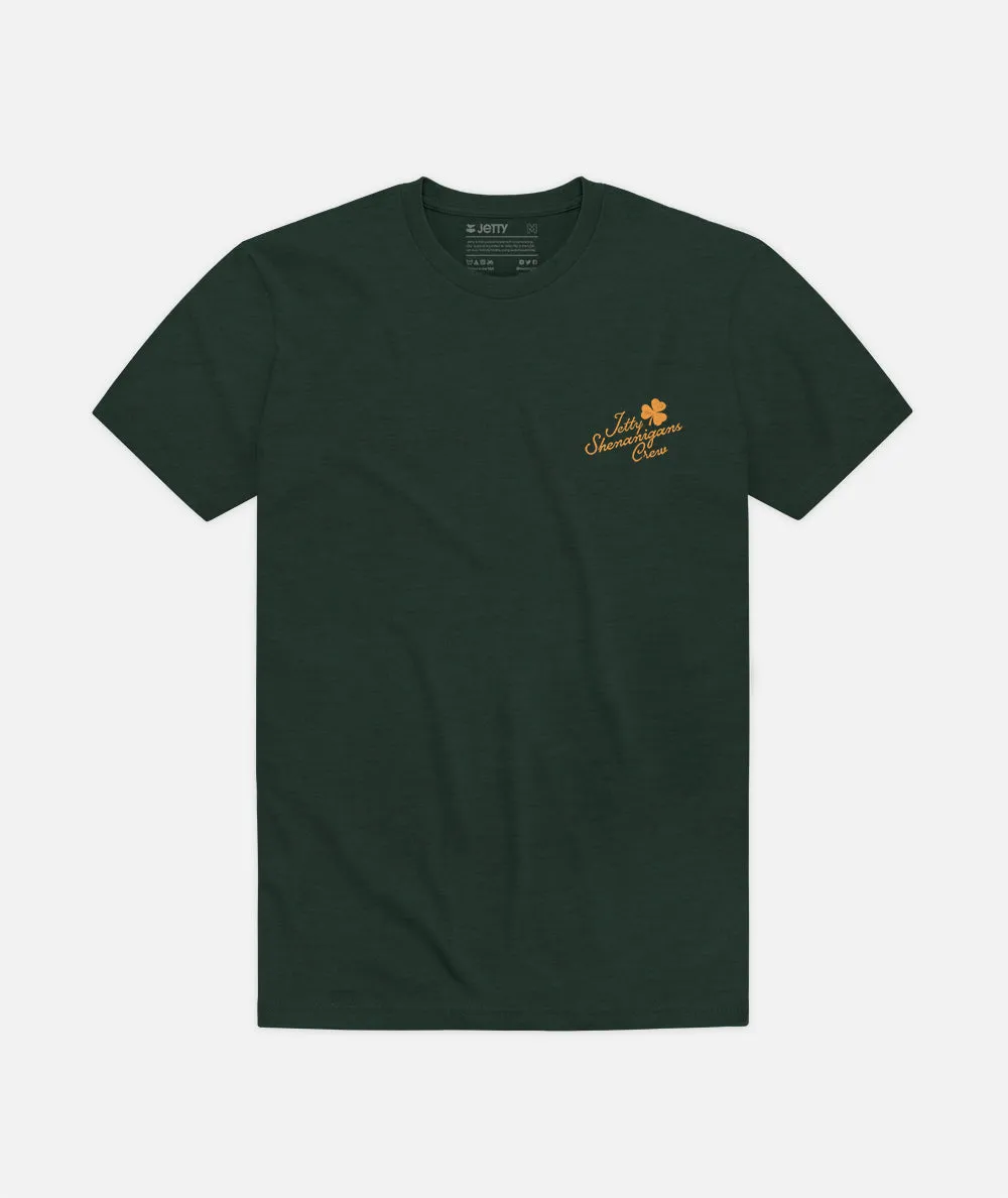 Shenanigans Crew Tee - Green sold by JETTY product image thumbnail 2