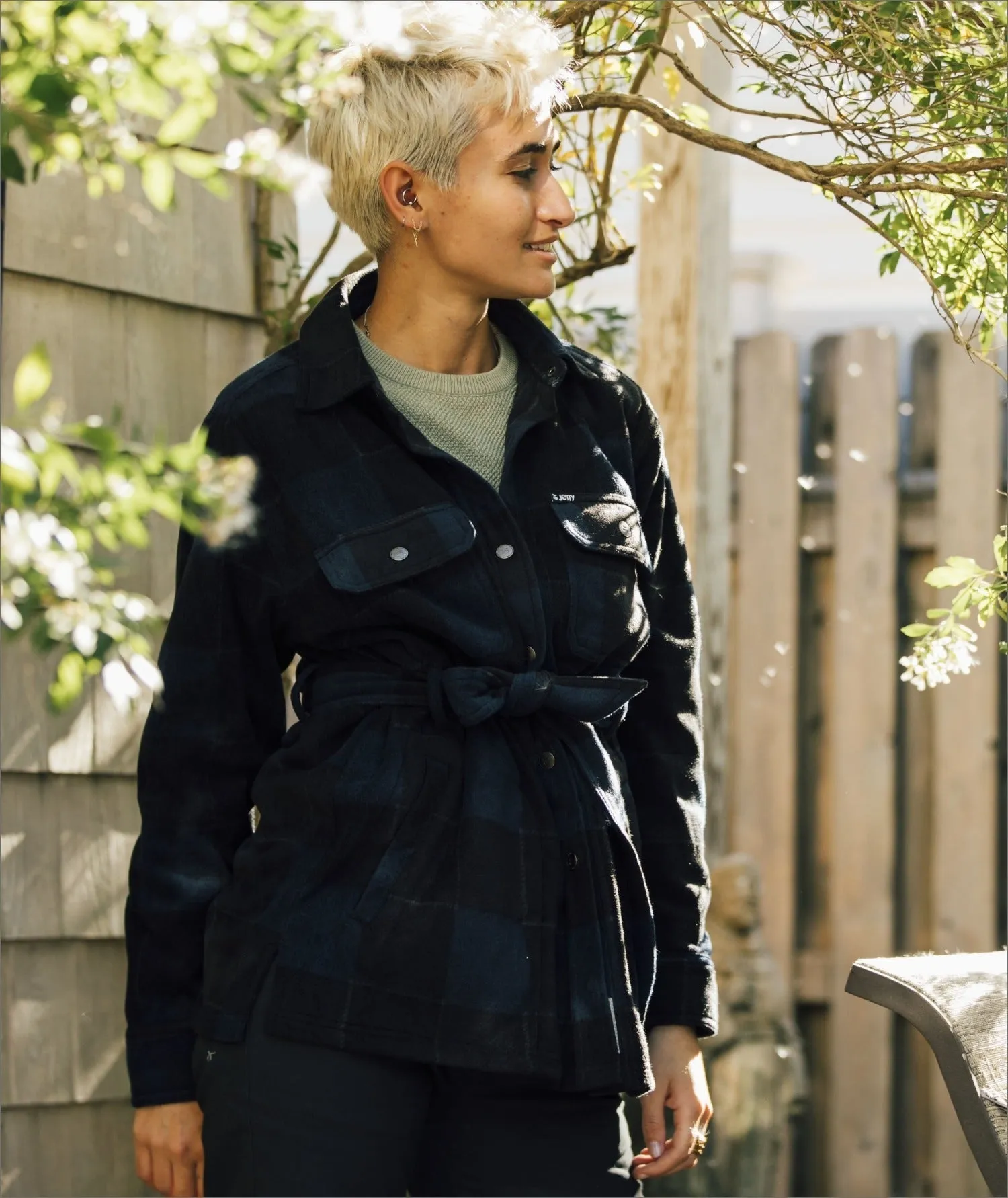 Tahoe Fleece Jacket - Black sold by JETTY product image thumbnail 4