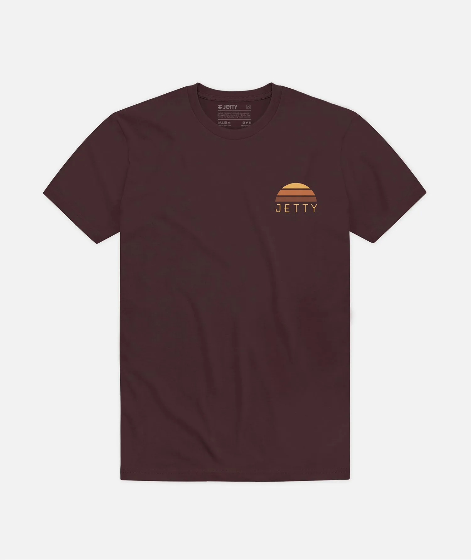 Sunup Tee - Oxblood sold by JETTY product image thumbnail 2