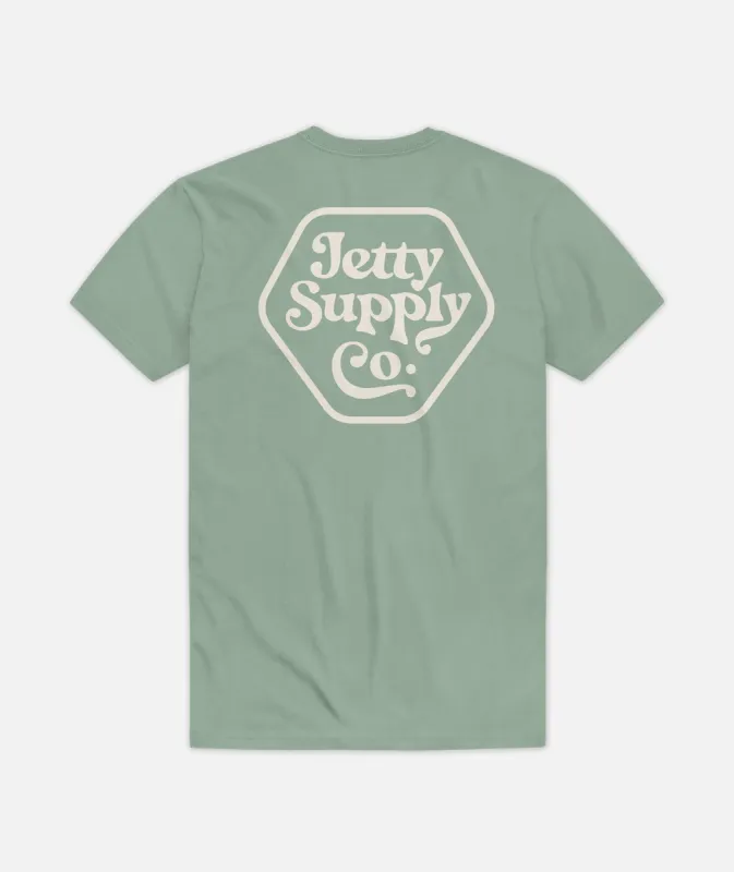 Northern Tee - Sage Green sold by JETTY
