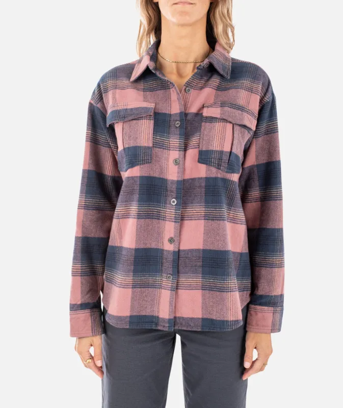 Anchor Flannel - Mauve sold by JETTY
