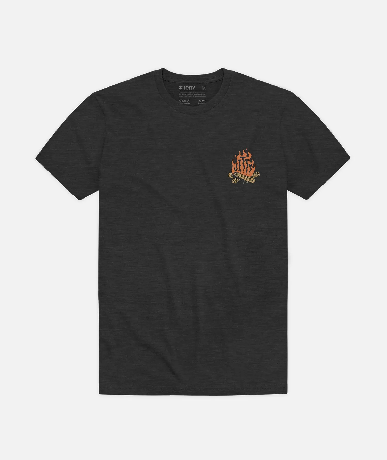 Warm Up Tee - Charcoal sold by JETTY product image thumbnail 2