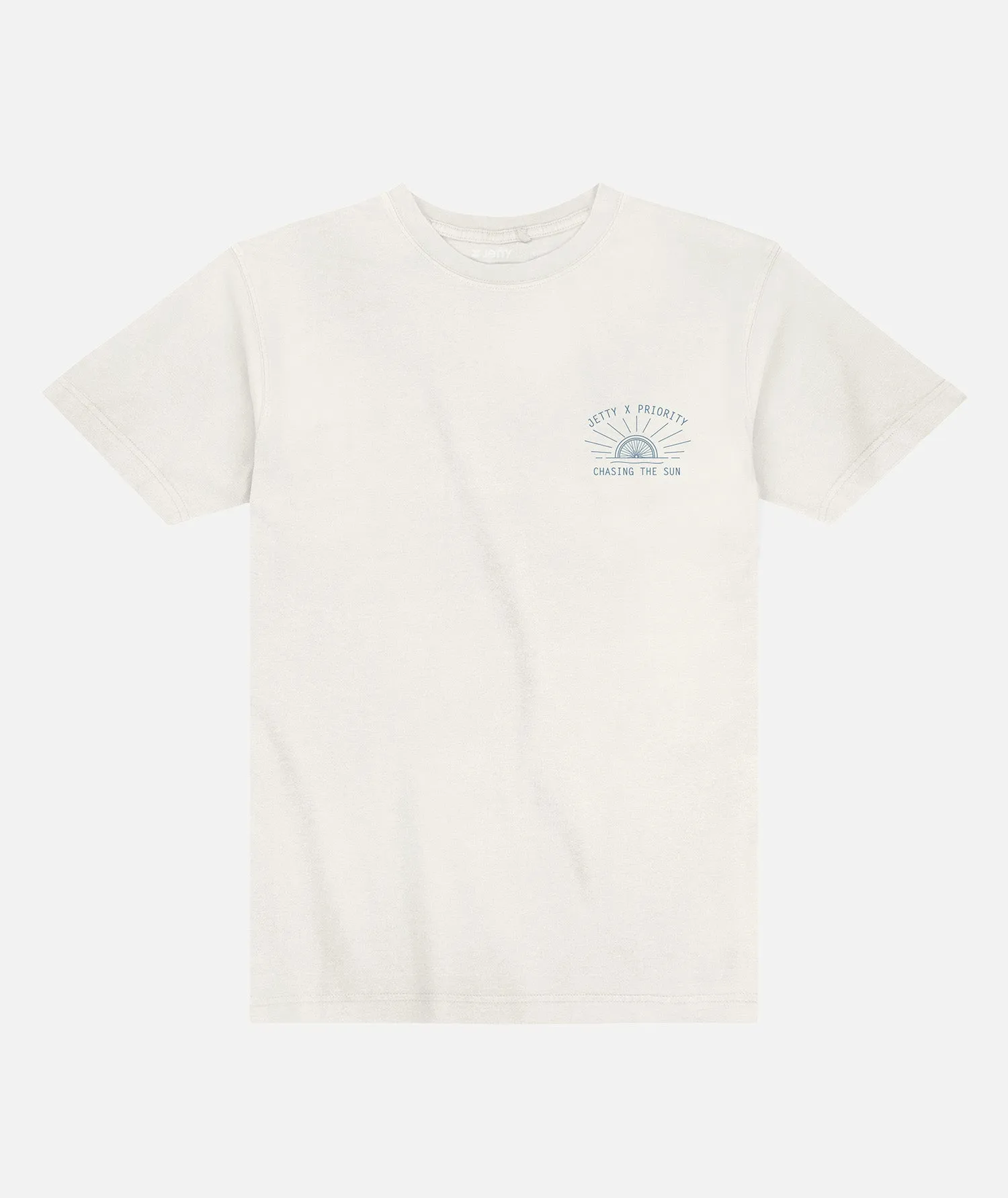 Jetty x Priority Bikes Sun Chaser Tee - White sold by JETTY product image thumbnail 2