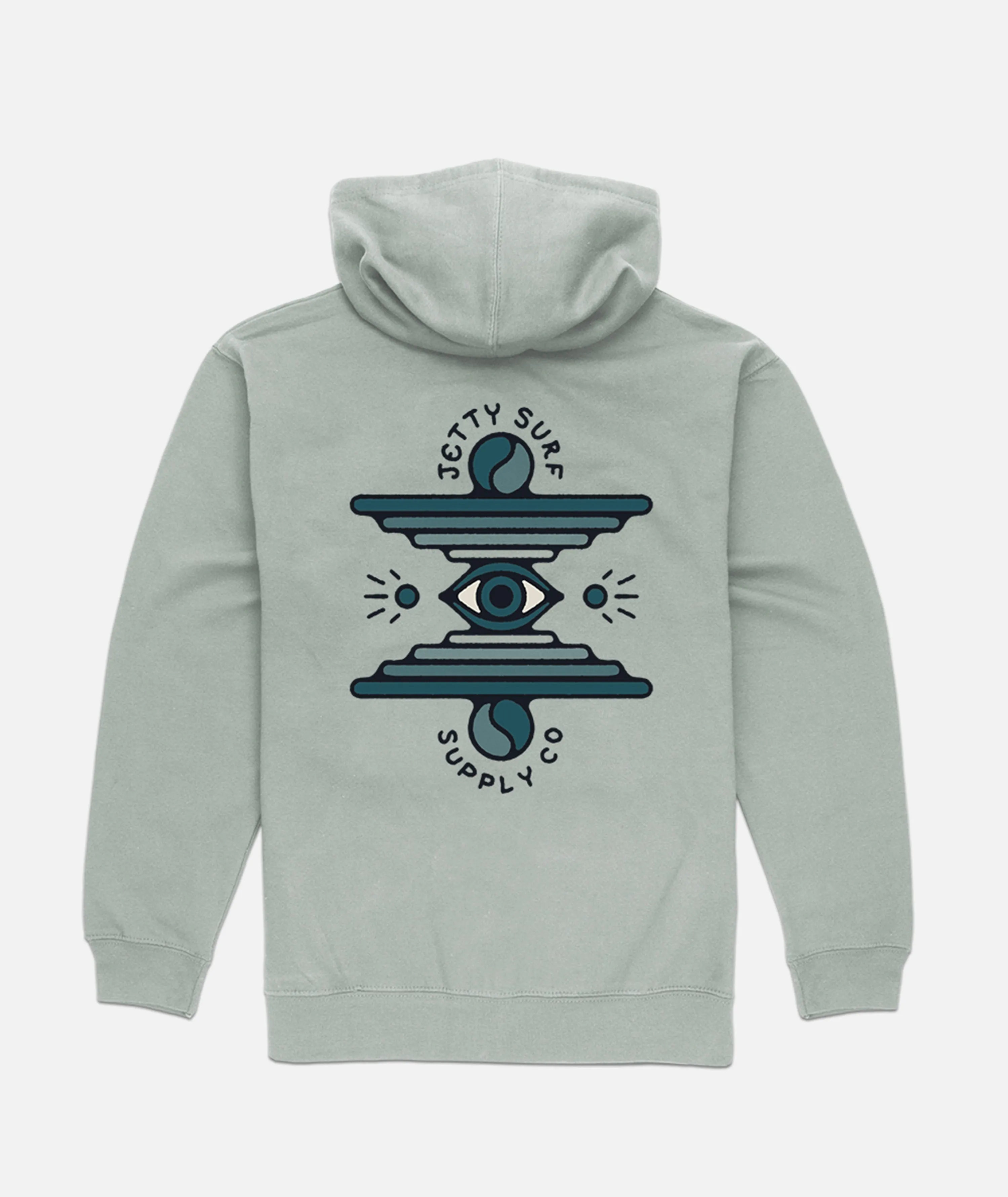 Visions Hoodie - Sage Green sold by JETTY