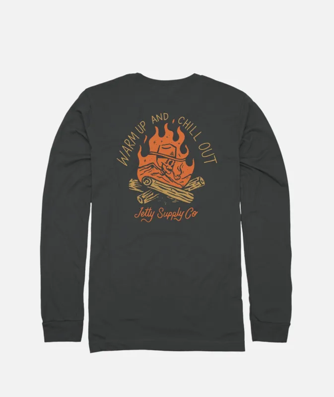 Warm Up Long Sleeve - Black sold by JETTY
