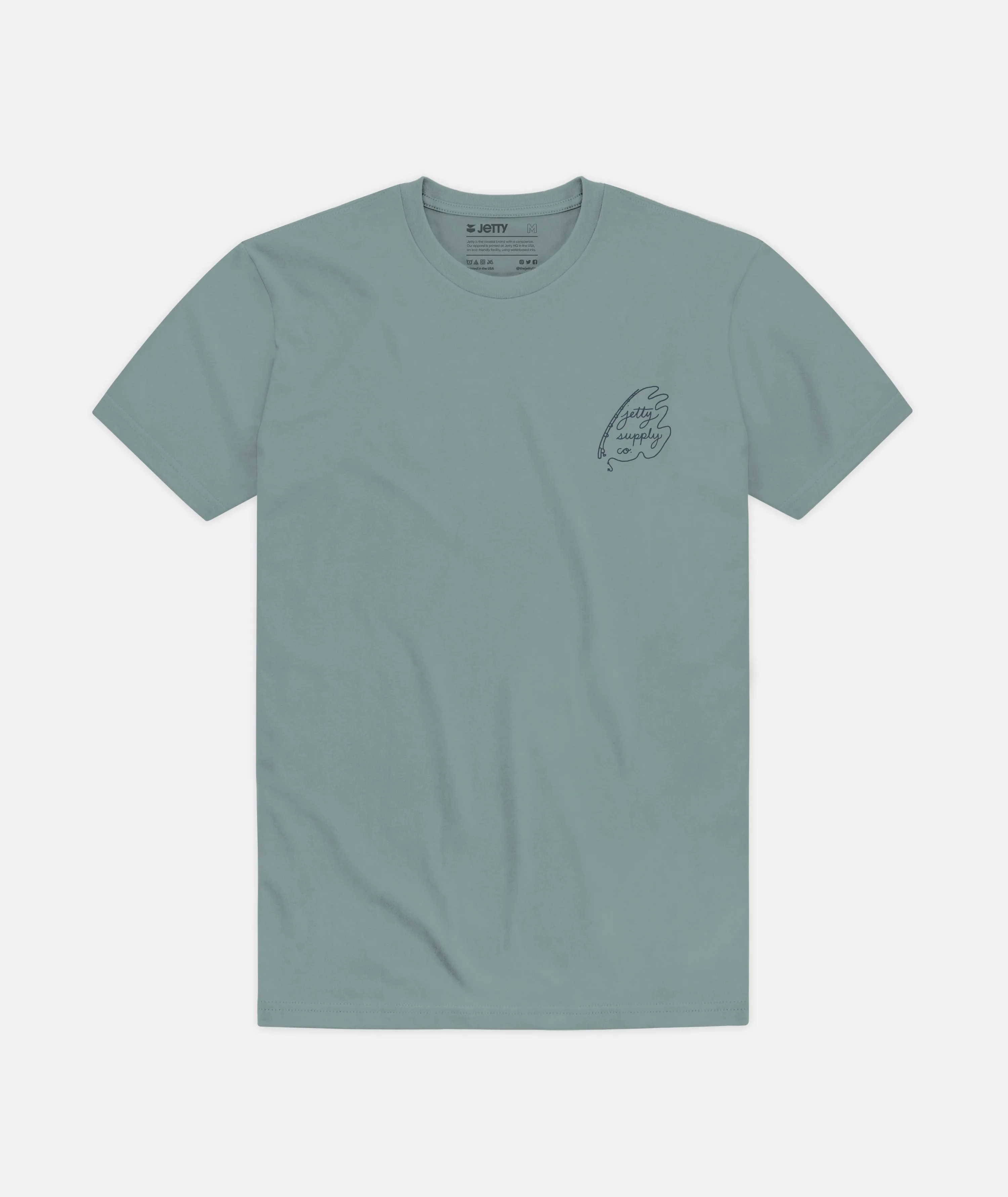 Striper Tee - Teal sold by JETTY product image thumbnail 2