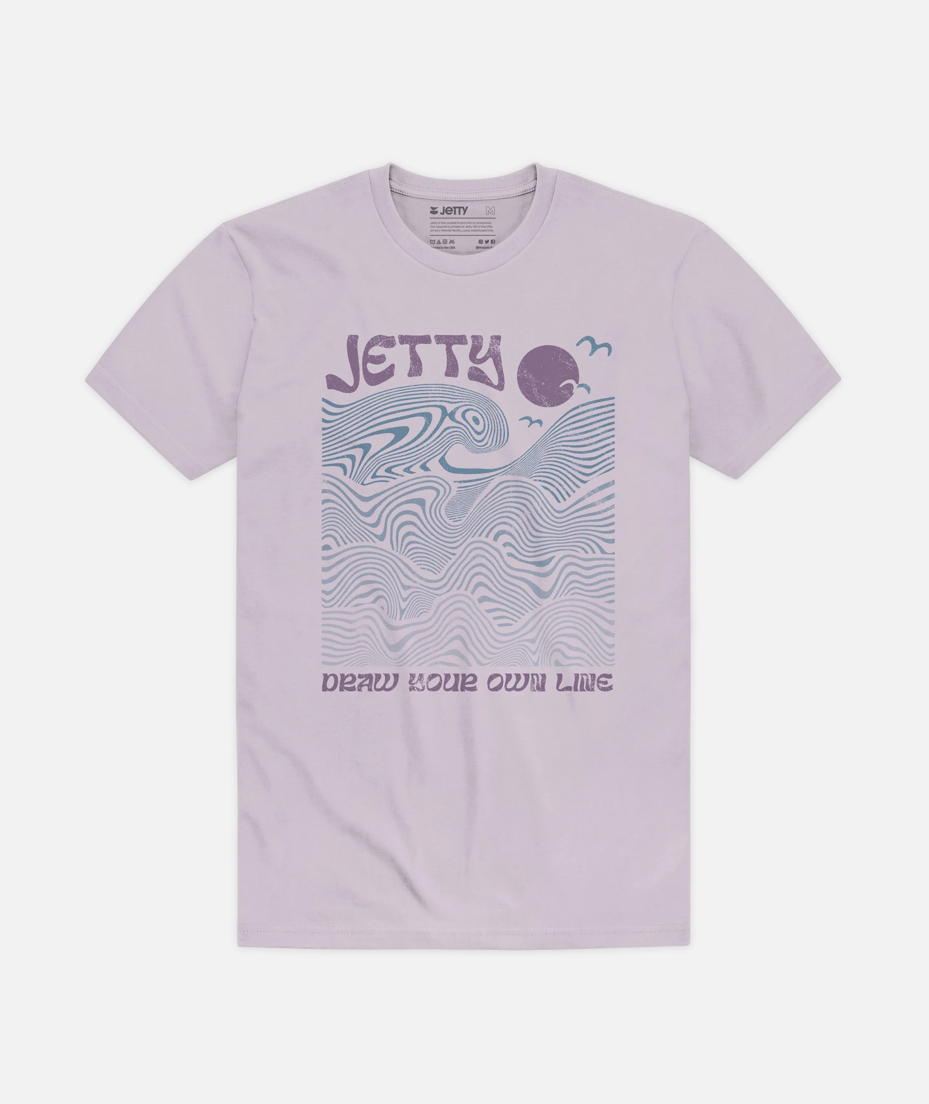 Whirlpool Tee - Lavender sold by JETTY