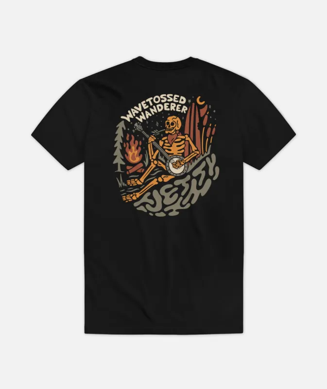 Wanderer Tee - Black sold by JETTY