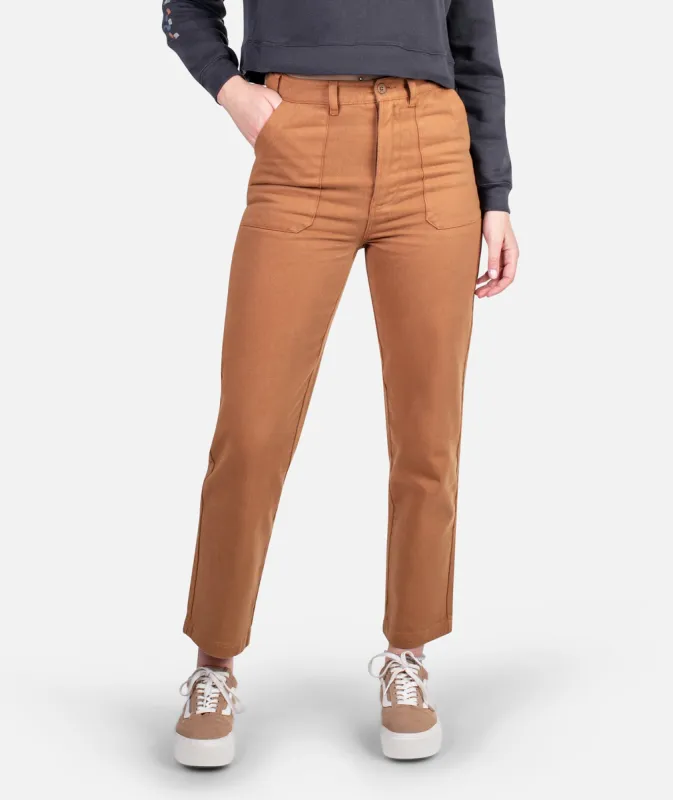 Venice Utility Pant - Camel sold by JETTY