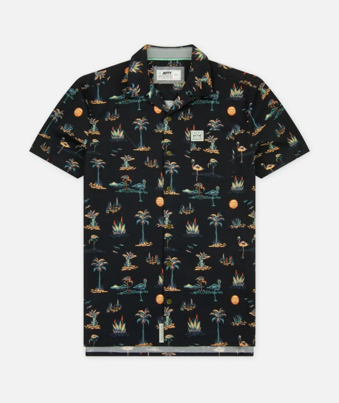 Dockside Party Woven - Black sold by JETTY