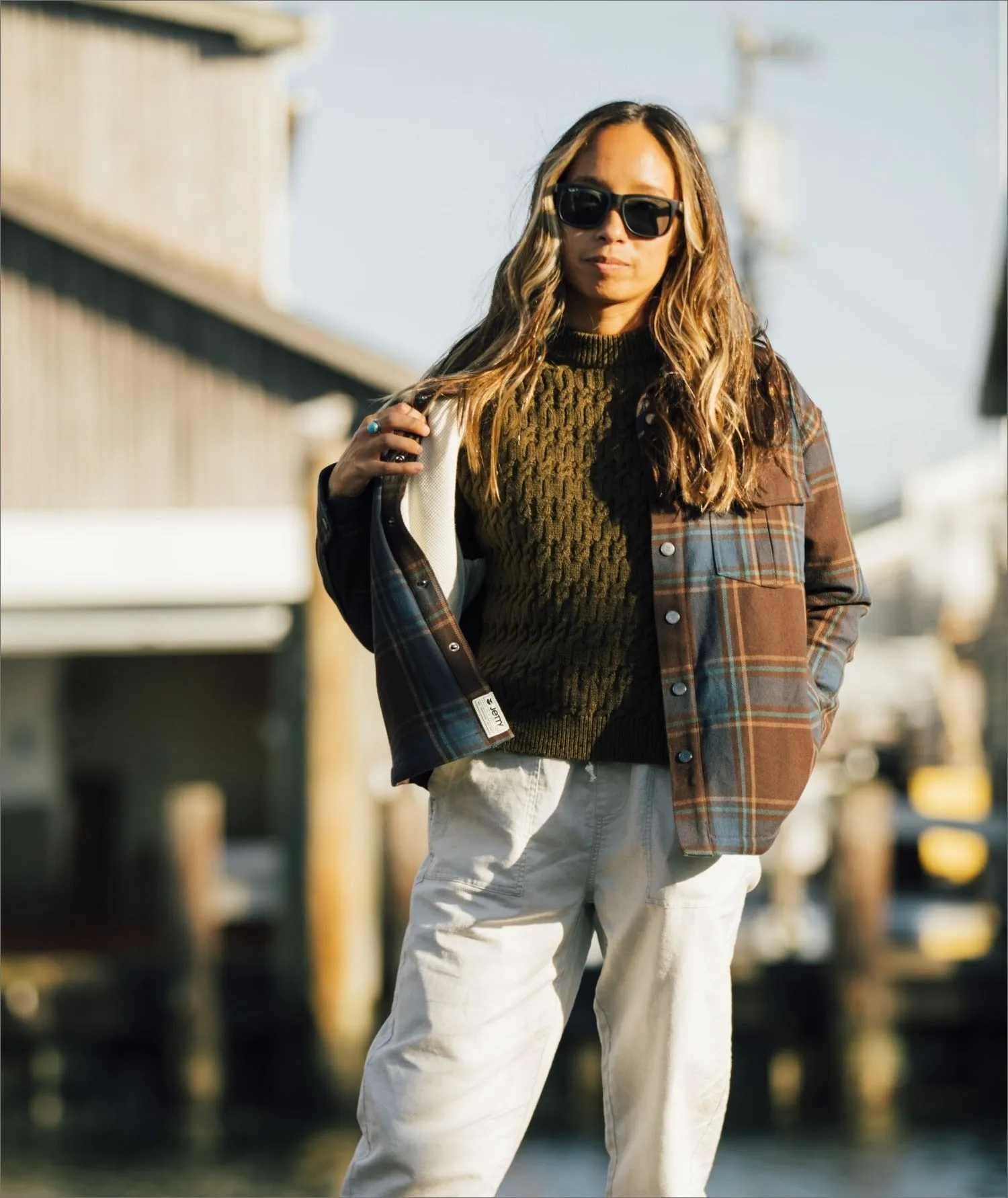 Truss Flannel Jacket - Brown sold by JETTY product image thumbnail 4