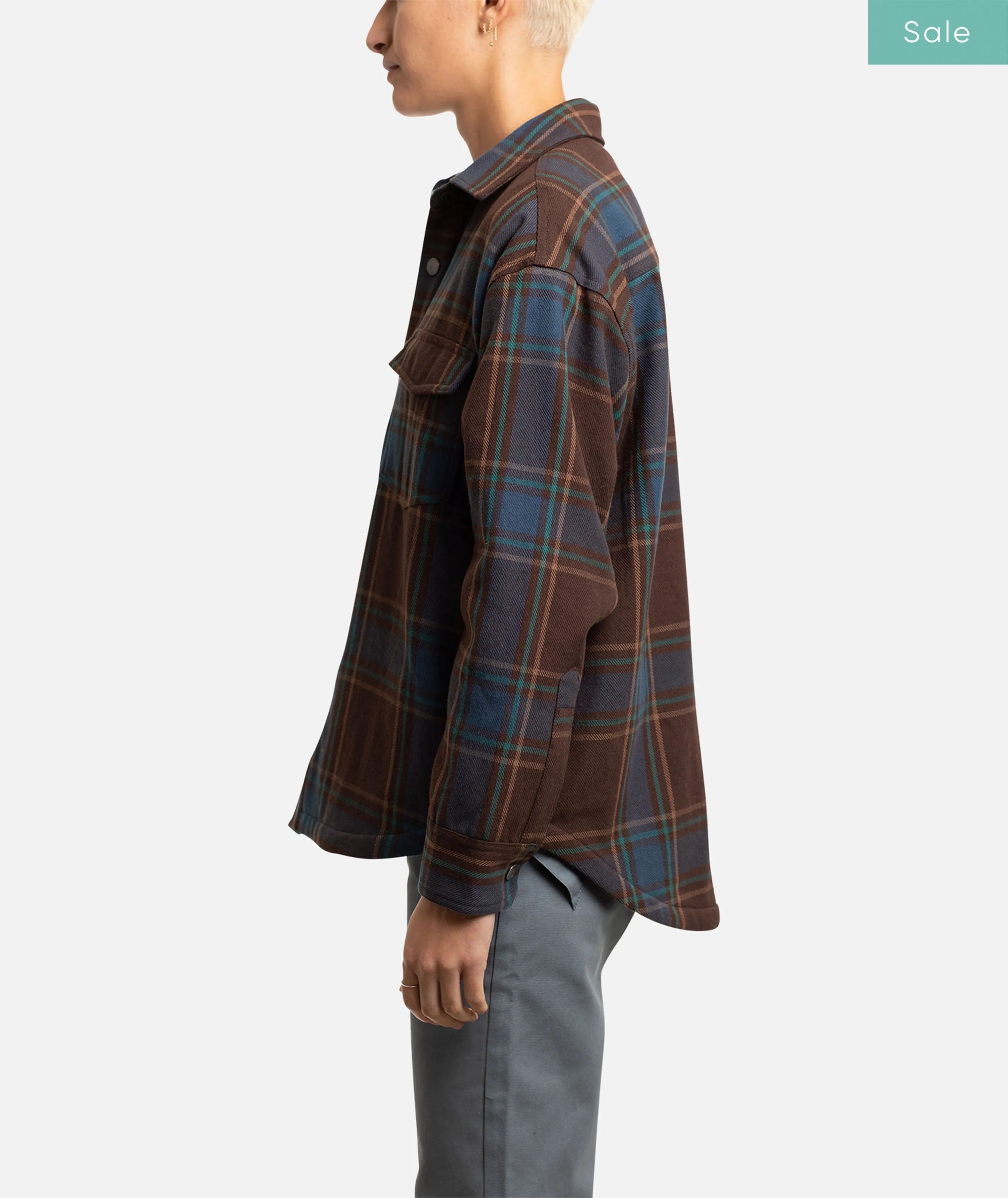 Truss Flannel Jacket - Brown sold by JETTY product image thumbnail 2