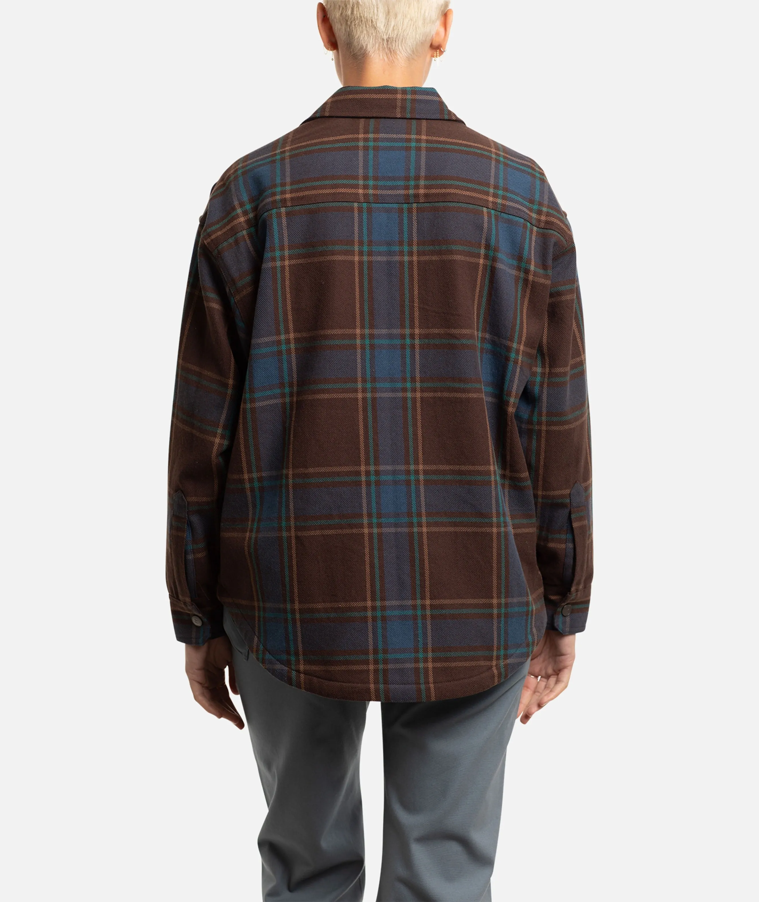 Truss Flannel Jacket - Brown sold by JETTY product image thumbnail 3