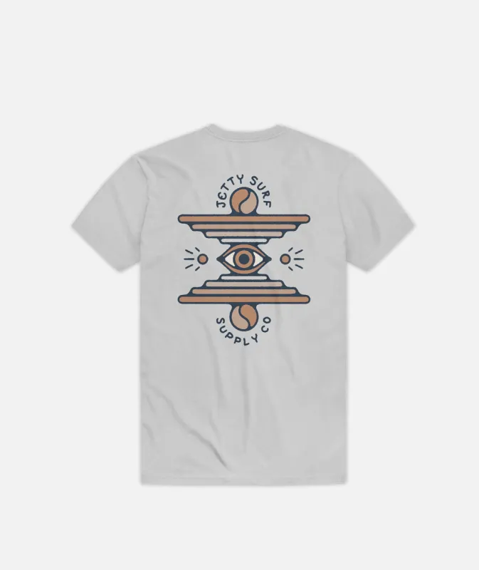 Grom Visions Tee - Light Grey sold by JETTY