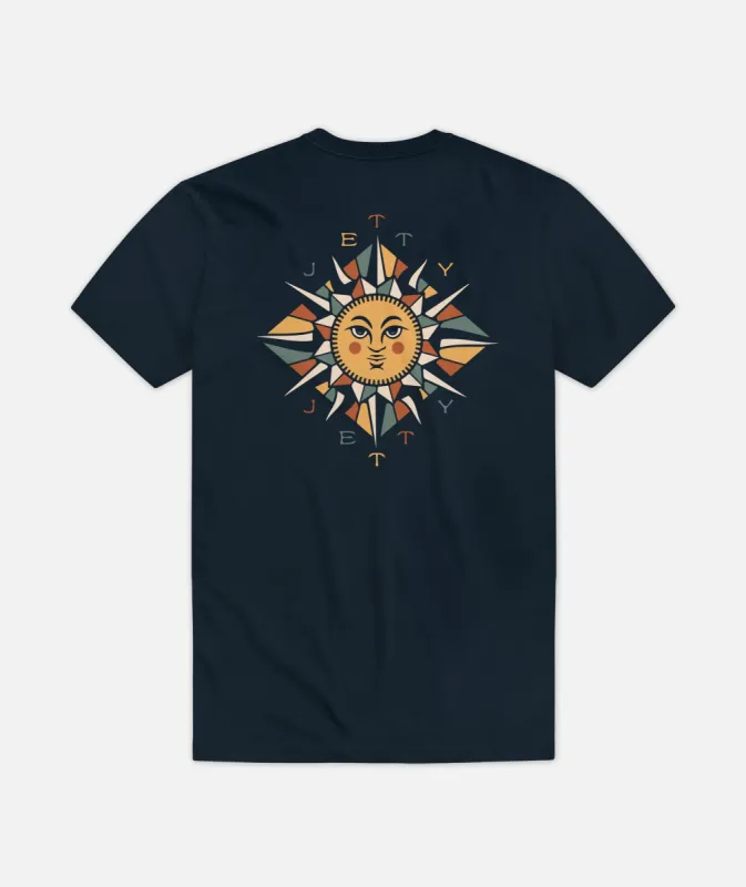 Refraction Tee - Navy sold by JETTY