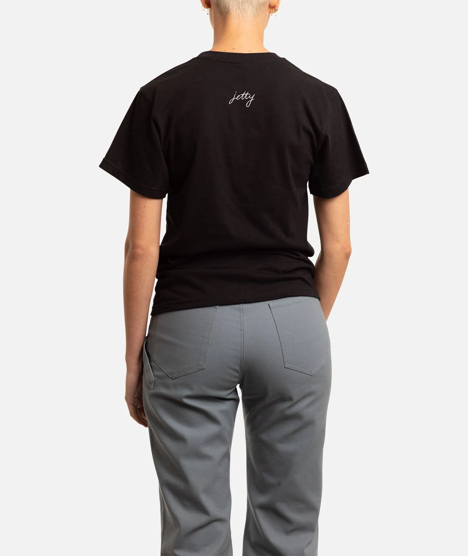 Scrawl Tee - Black sold by JETTY product image thumbnail 3