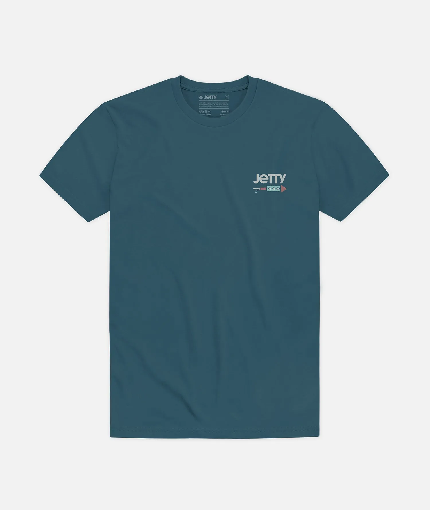Bottlerocket Tee - Teal sold by JETTY product image thumbnail 2