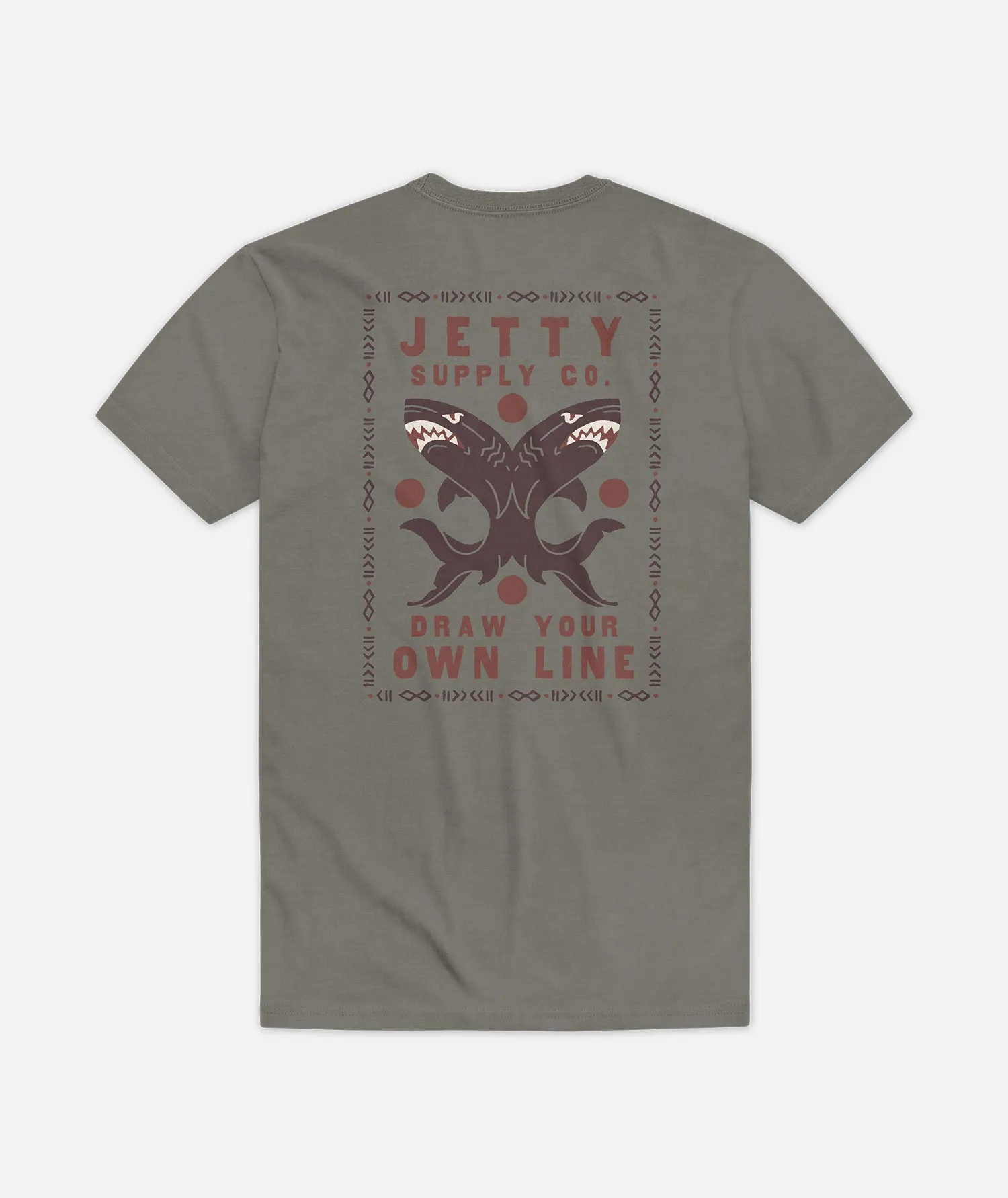 Thrash Tee - Grey sold by JETTY