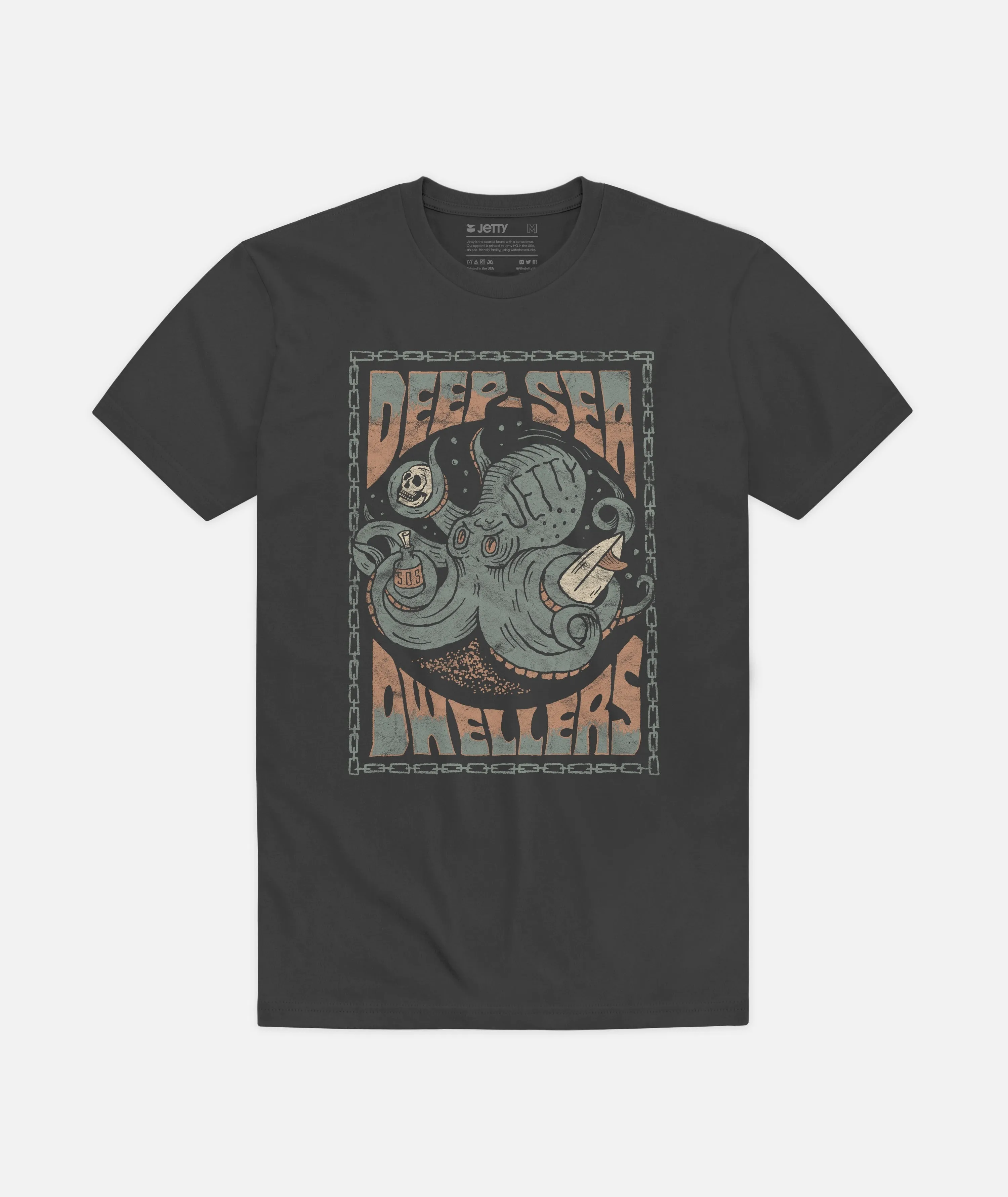 Kraken Tee - Black sold by JETTY