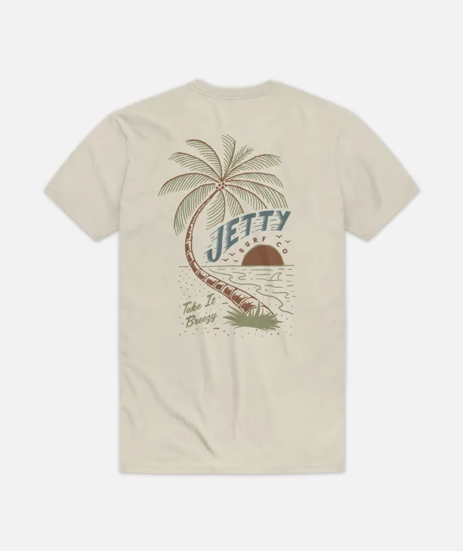 Windswept Tee - Sand sold by JETTY