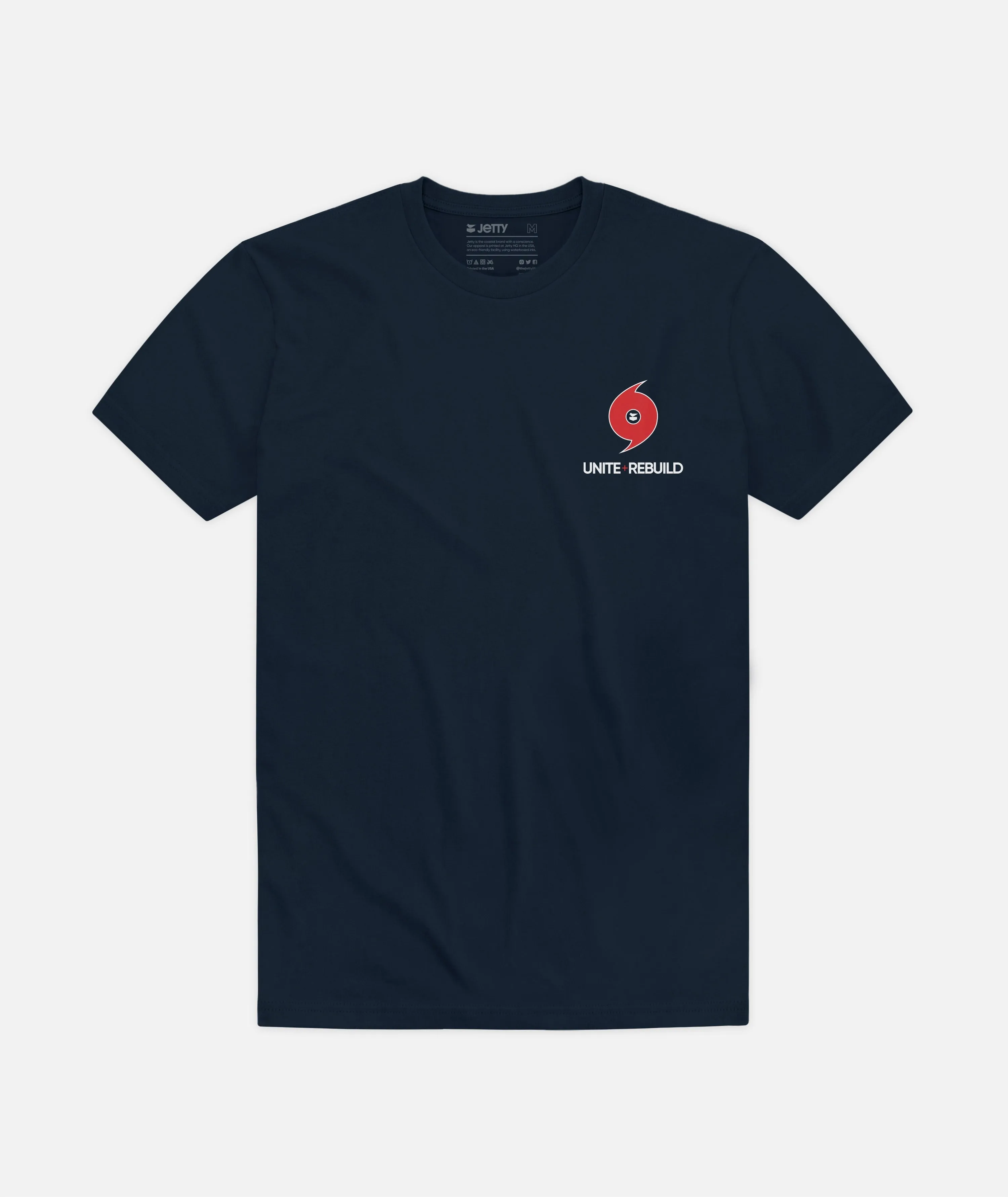 JRF Hurricane Helene Relief Tee - Navy sold by JETTY product image thumbnail 2
