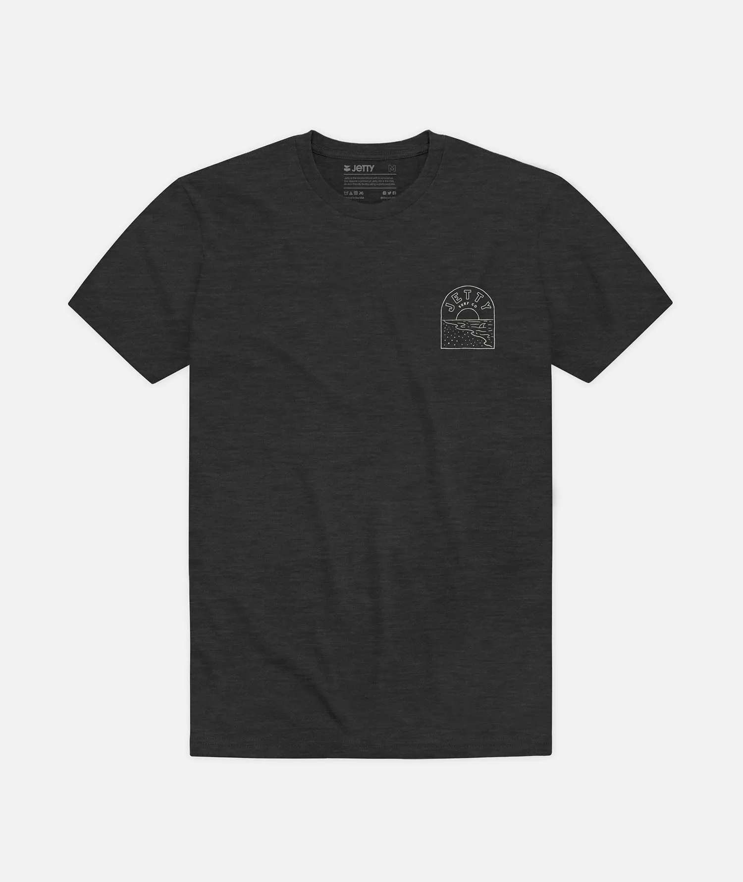 Windswept Tee - Charcoal sold by JETTY product image thumbnail 2