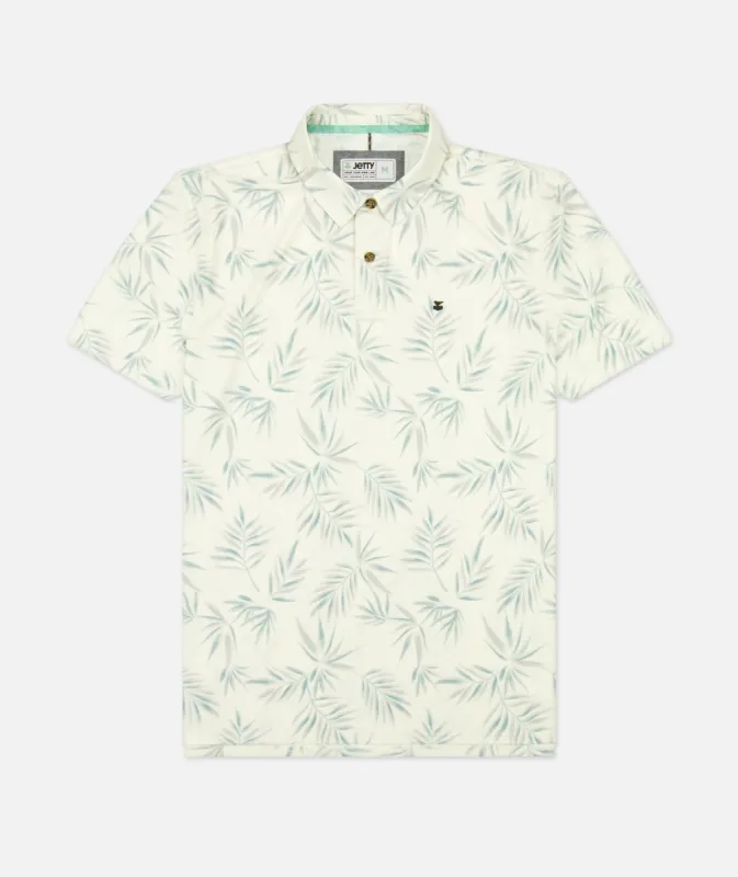 Bunker Golf Polo - Bone sold by JETTY