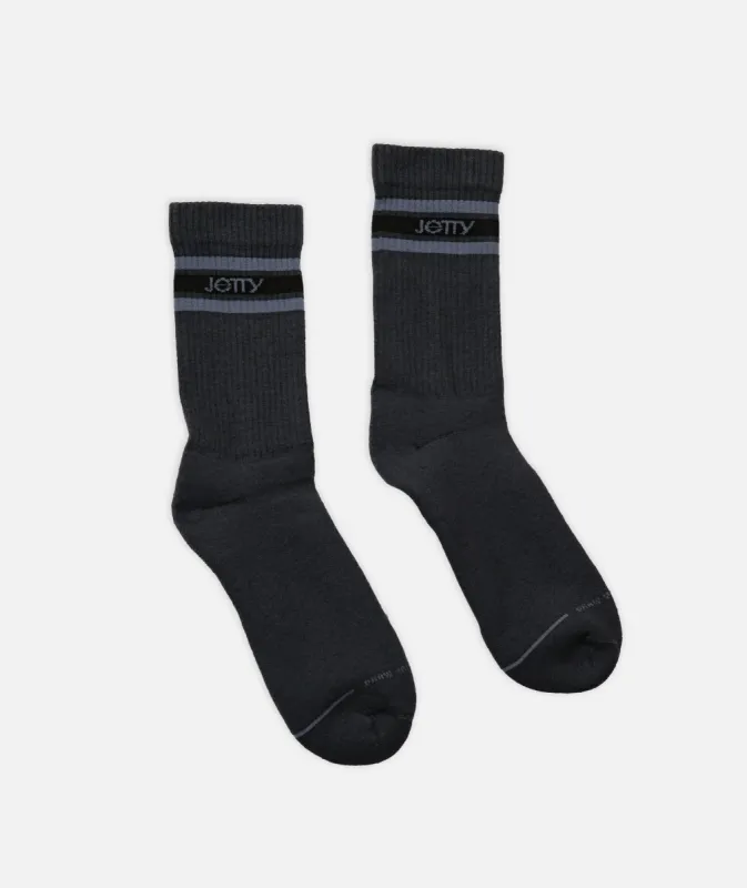 Logo Socks - Black sold by JETTY