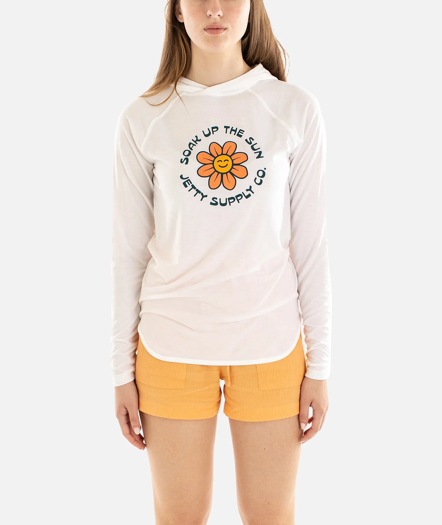 Sunbather UV Hoodie - White sold by JETTY