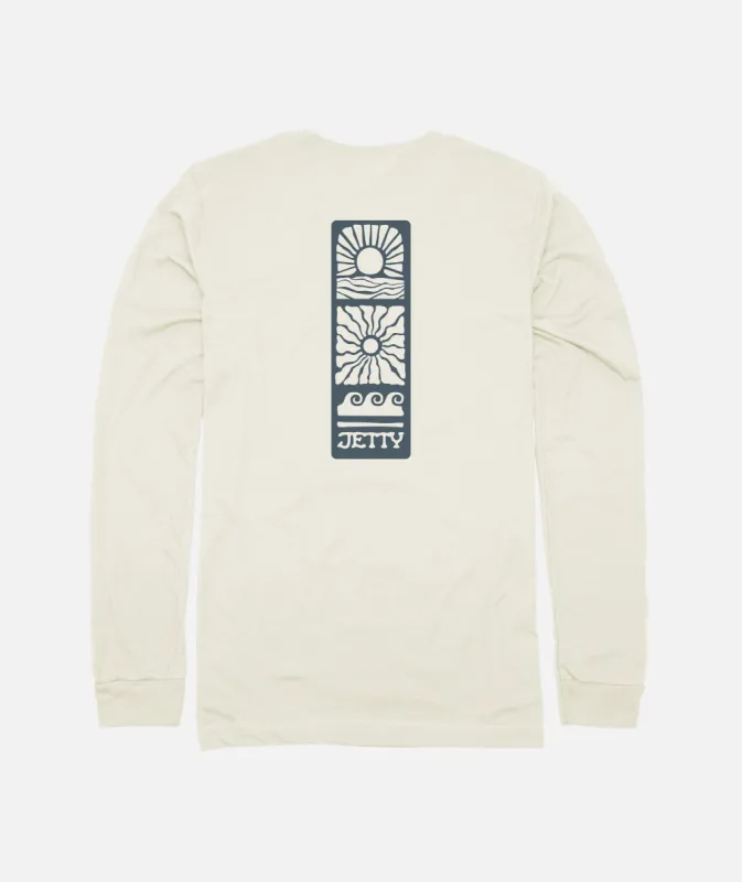 Pictogram Long Sleeve - White sold by JETTY