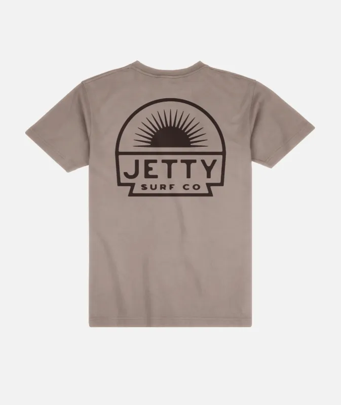 Sunbeam Pocket Tee - Cinder sold by JETTY