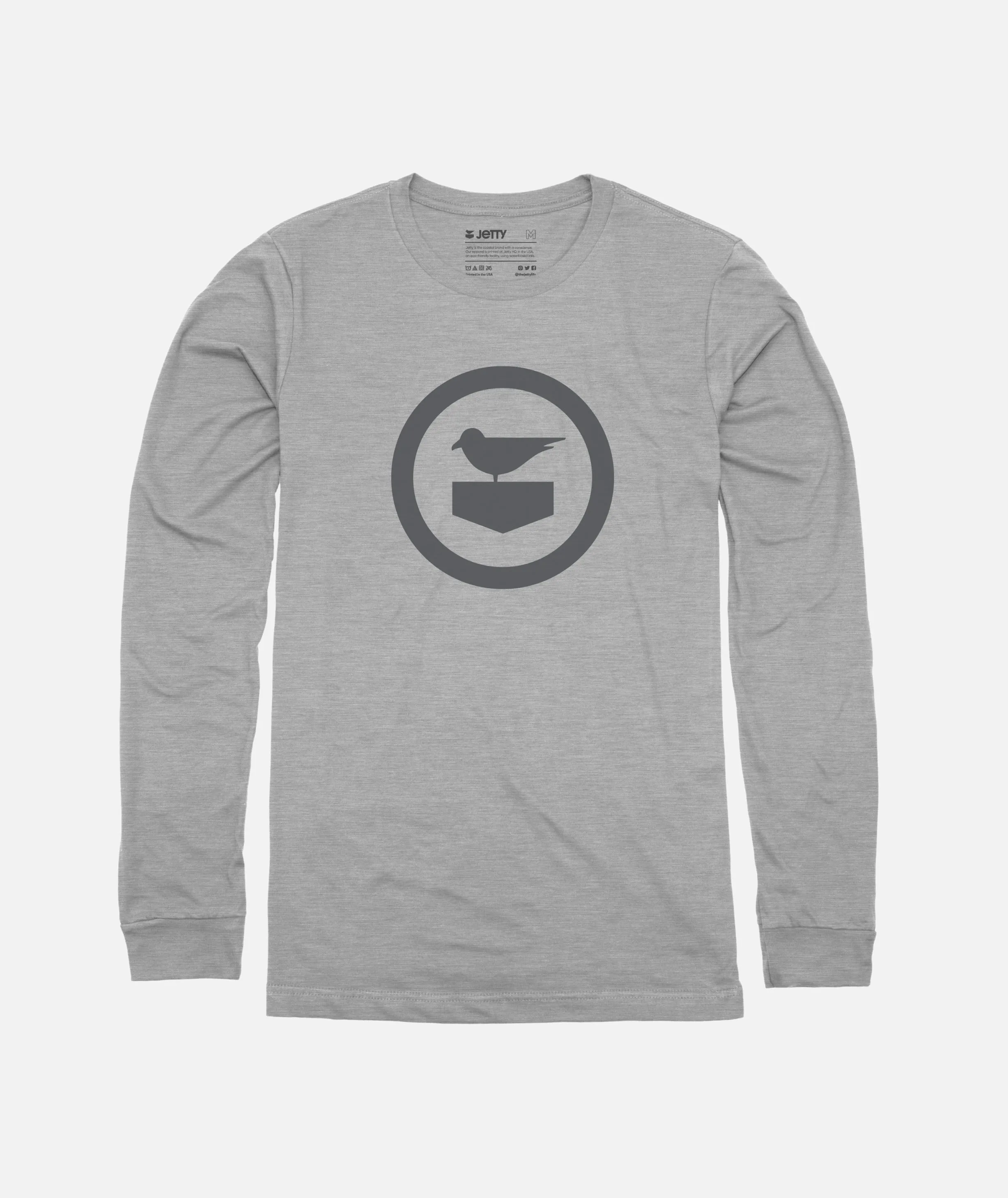 Otis Icon Long Sleeve - Grey sold by JETTY