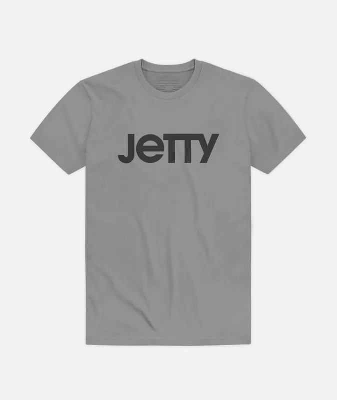 Logo Tee - Grey sold by JETTY