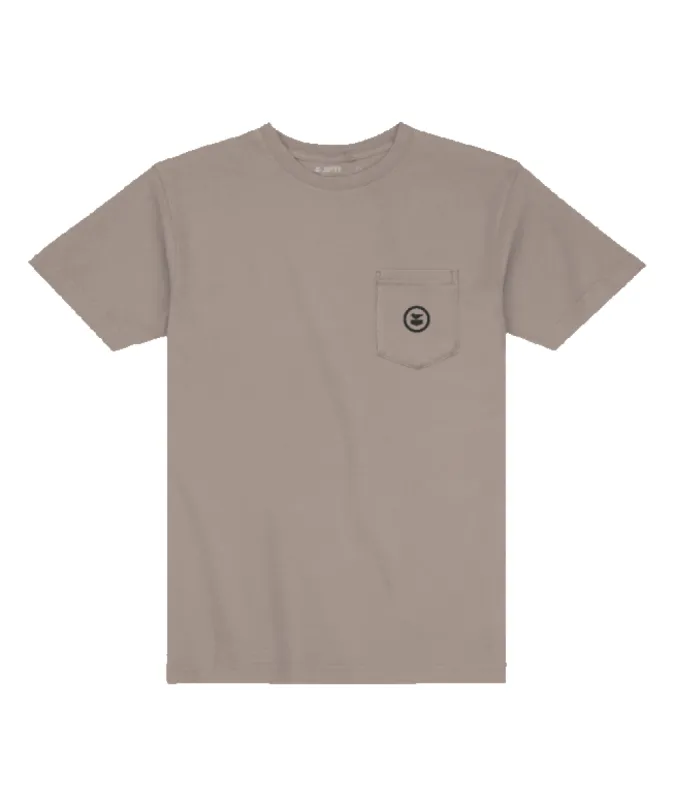 Pocket Otis Tee - Cinder sold by JETTY