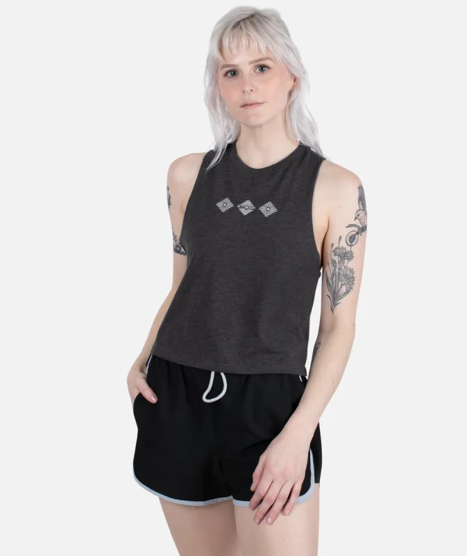 Sapphire Tank - Charcoal sold by JETTY
